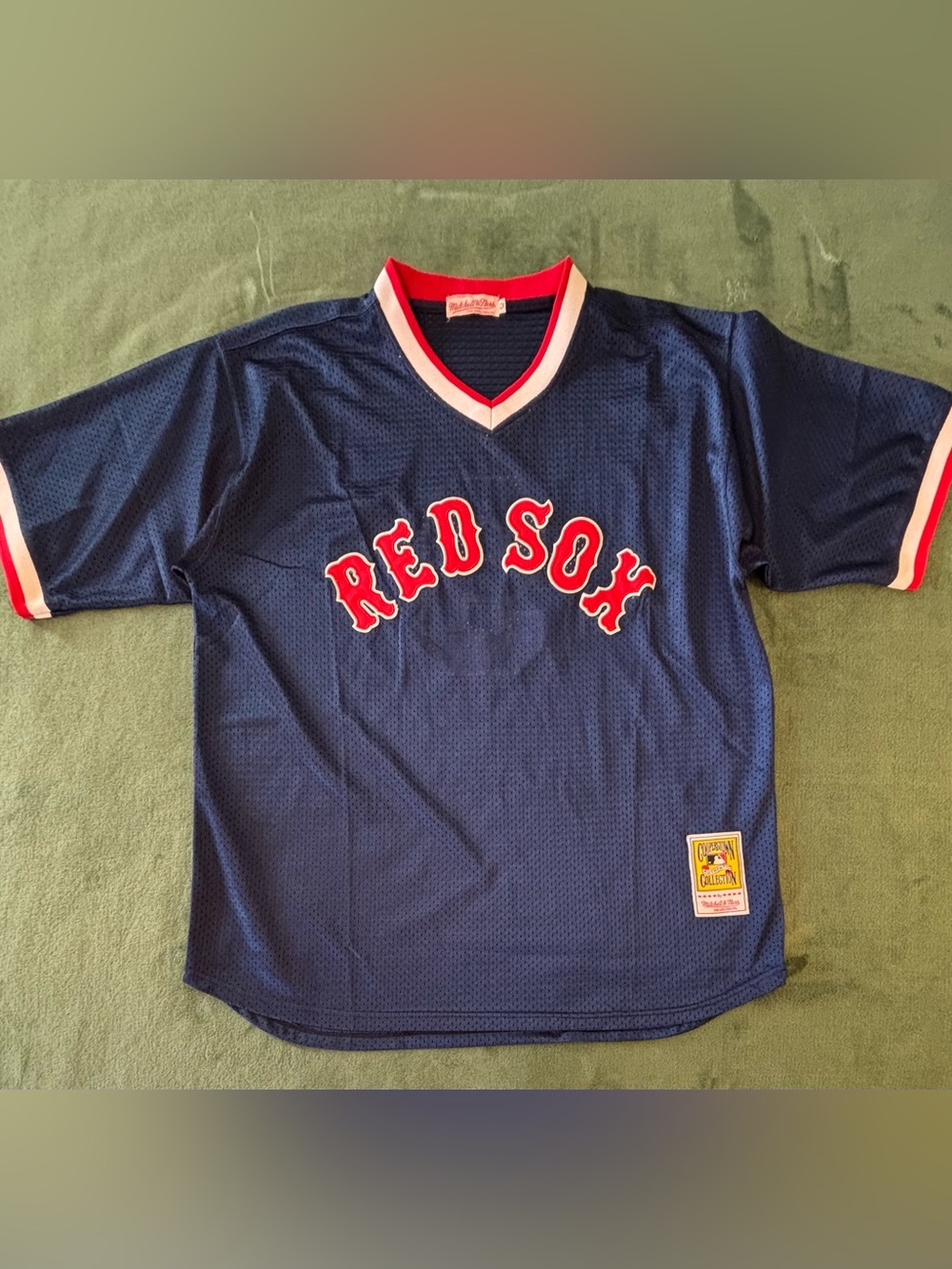 Red Sox Mesh Jersey, # 9, Size: XL. (6454)